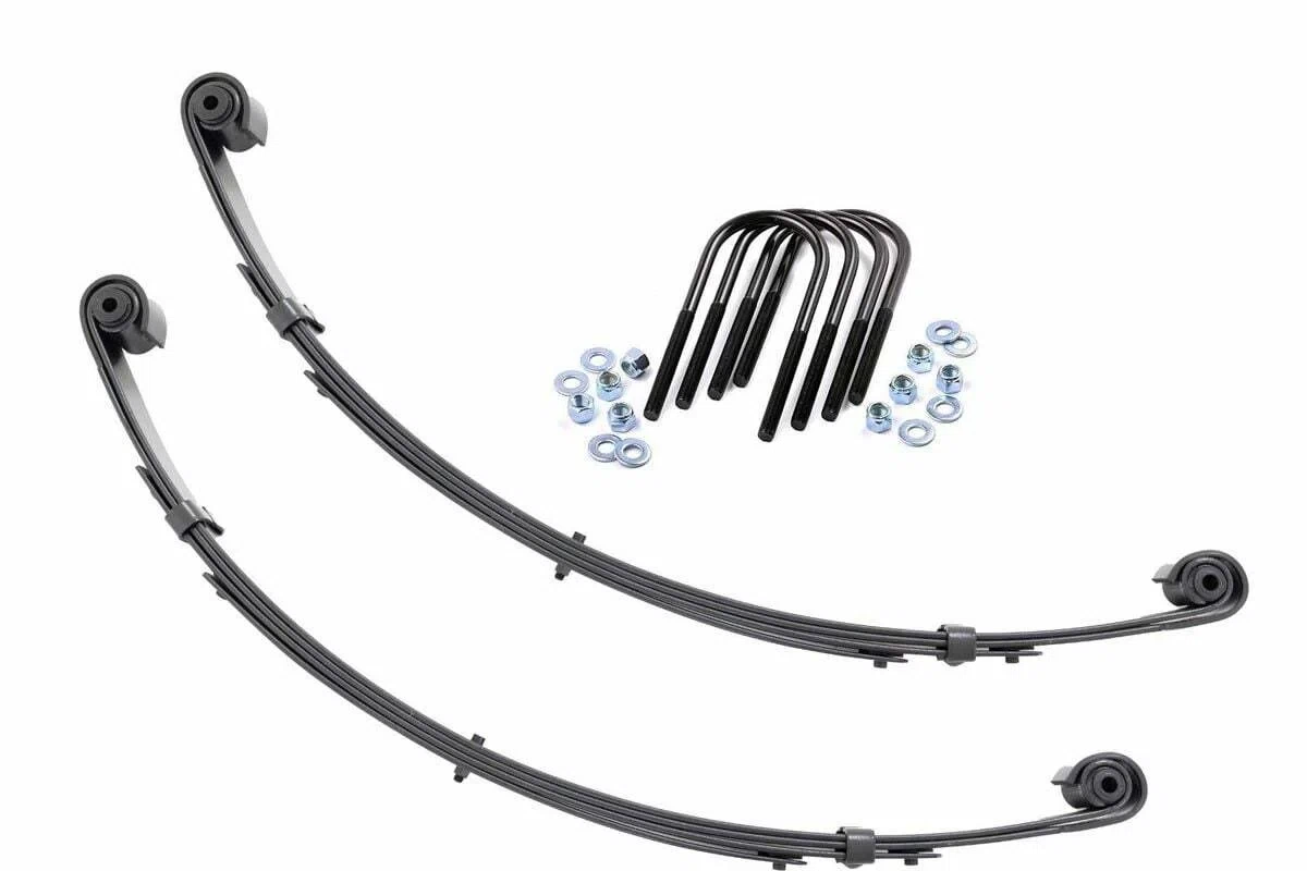 Fits Wrangler YJ(87-95) Front Leaf Springs Military Wrap 4_ Lift Pair 8063Kit
